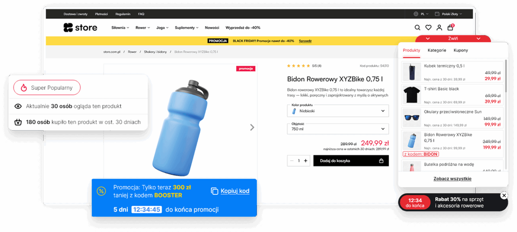 screen 1350x606 1 Firevert - wtyczka WooCommerce, która zwiększa sprzedaż dzięki widżetom promocyjnym