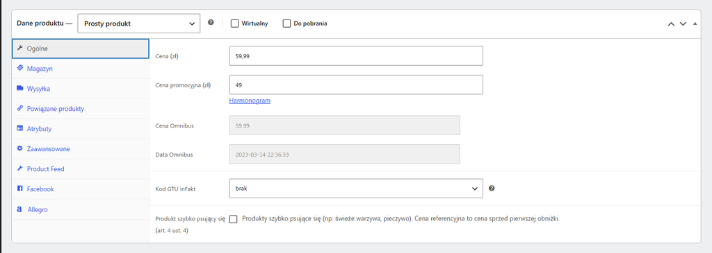 Omnibus by iLabs 2.0.0 - Wtyczka do WooCommerce gwarantująca zgodność z dyrektywą Omnibus 3 2026 09 09 13h39 37 Omnibus by iLabs 2.0.0 - Wtyczka do WooCommerce gwarantująca zgodność z dyrektywą Omnibus