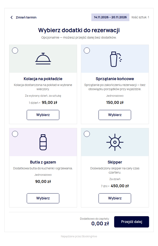 news 58 frontend addons step Wtyczka do rezerwacji online w WordPress i WooCommerce. Jak wybrać dobrze w 2026 roku