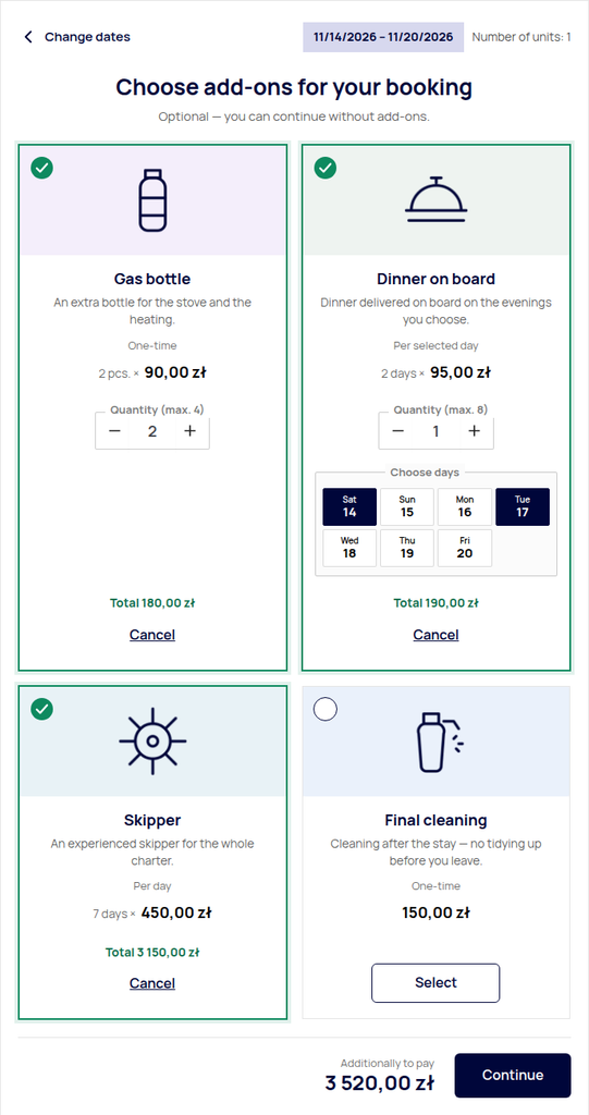 BookingHive: wtyczka rezerwacyjna dla WooCommerce 6 screenshot 13 BookingHive: wtyczka rezerwacyjna dla WooCommerce